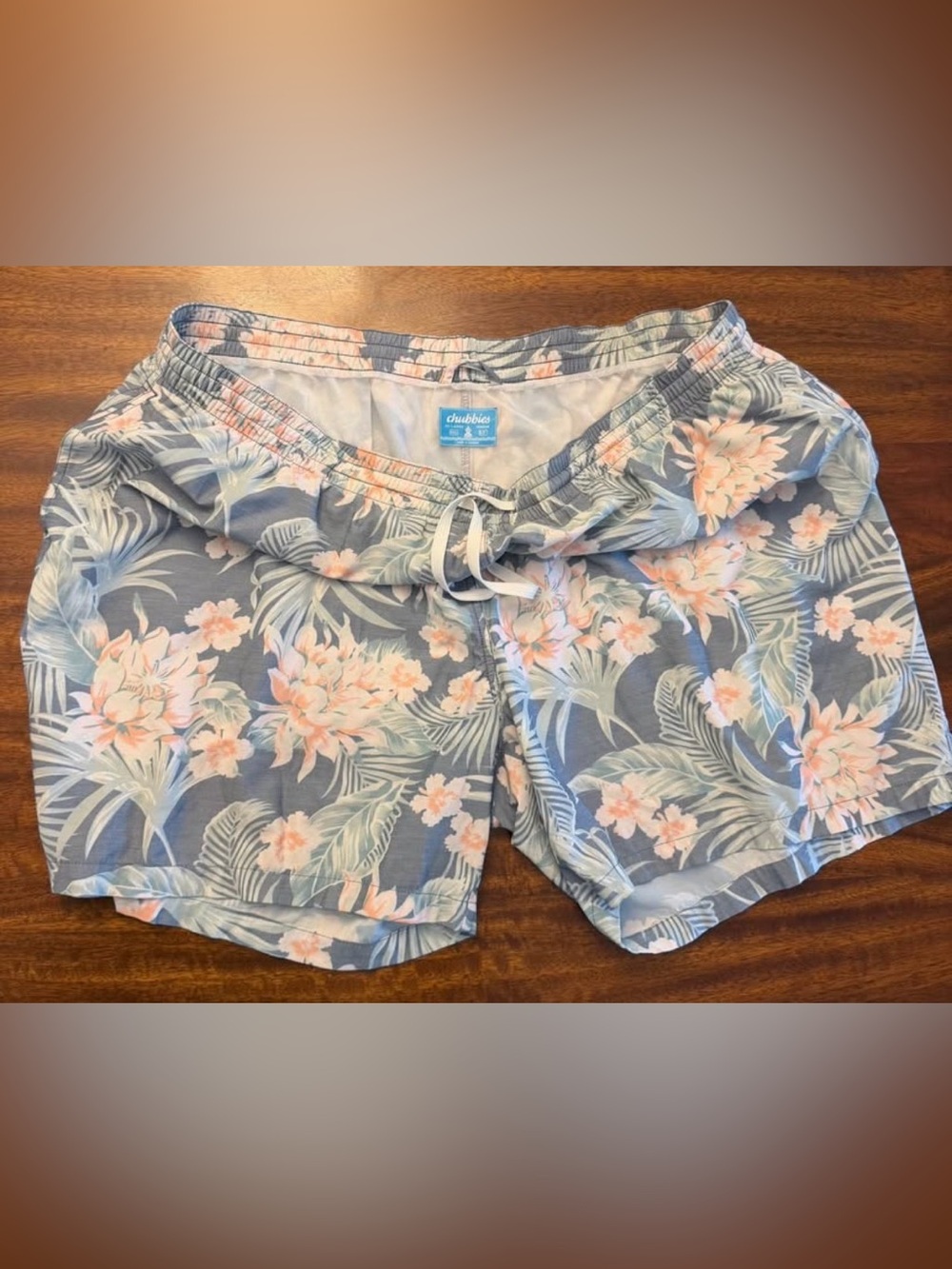 Chubbies Men's Floral Swim Trunks Size XXL